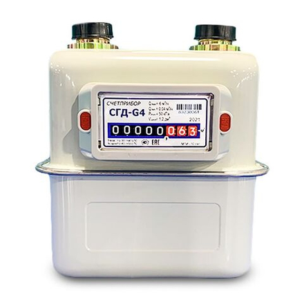 Счетчик газа 1 "объемный диафрагменный "СГД-G4  лев. г.Орел