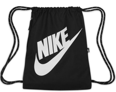 Рюкзак теннисный Nike Heritage Drawstring - black/black/white