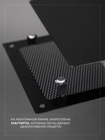 Вентиляционная решетка РД 170х170 Черная