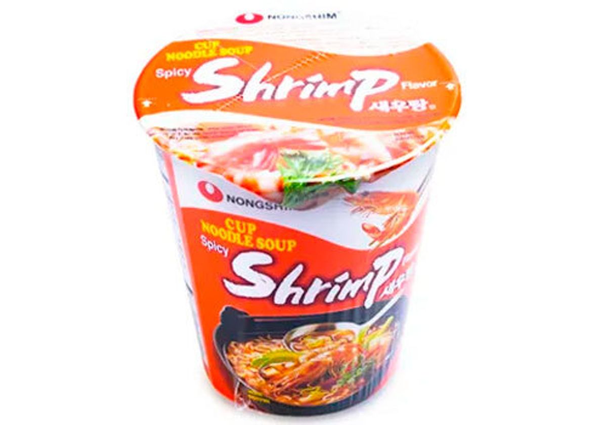 Лапша Nongshim Сеутанг со вкусом острой креветки, 67г