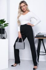 Брюки "Дебют" (блэк/вайт) Б7218 LT Collection (Акция)