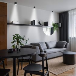 Светильник накладной ЭРА OL8 GX53 BK/SL под лампу GX53 черный/серебро