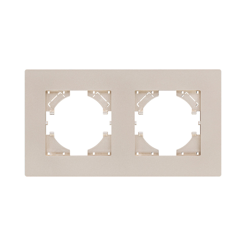 Рамка 2-постовая, золотой Kollinger Aspekt AT2GD