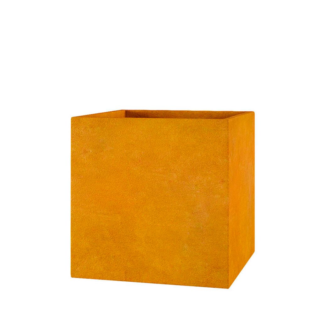 Кашпо CUBE GOLD 40 x 40 x 40