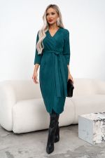 Платье Сандра (изумрудный) -52р-р Р11-1237 Nikol