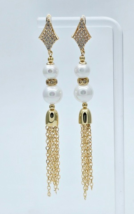 91003729 Серьги Selena Pearls