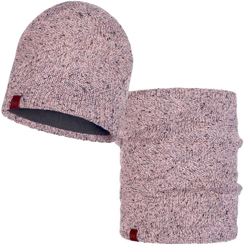 Комплект шапка-шарф Buff Arne Pale Pink Фото 1