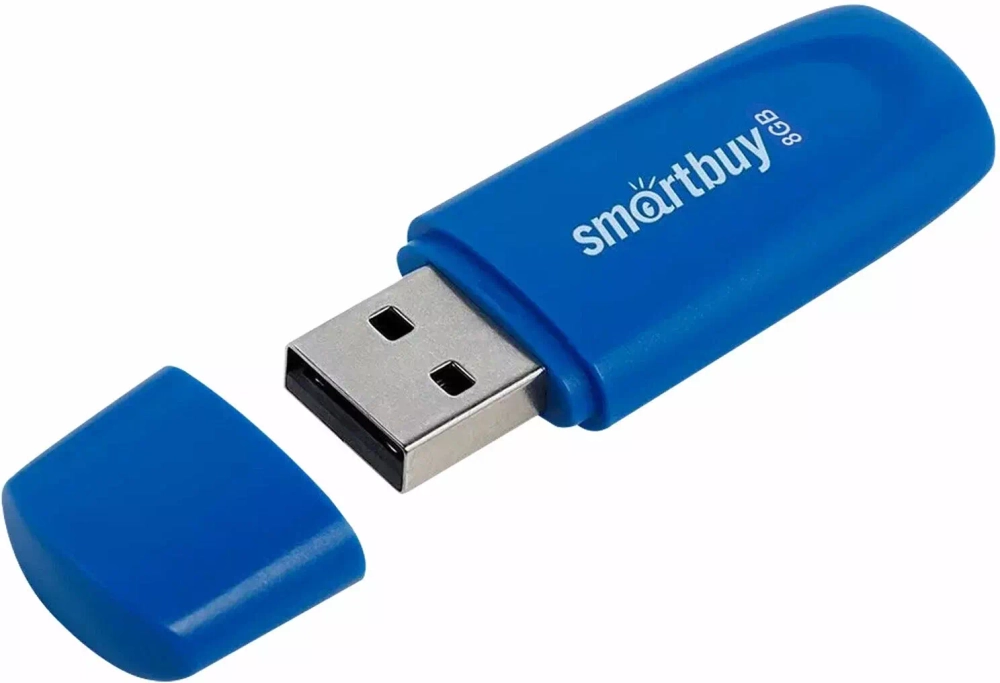 Флешка 8-GB SmartBuy Scout синий