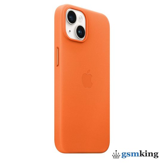 Apple Leather Case with MagSafe iPhone 14 Orange (Оранжевый) MPP83ZM/A