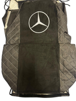 Чехлы модельные стеганные кожа + аликанте вышивка MERCEDES MP4 от 2013 года MR42