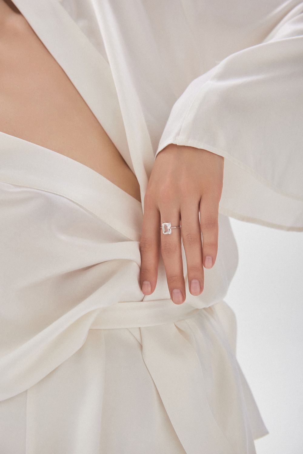 Кольцо Crystal Classic с горным хрусталем