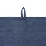 Набор из двух вафельных полотенец изо льна темно-синего цвета из коллекции essential, 50х70 см