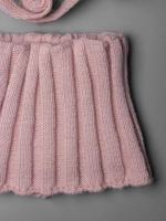 Шапка детская с помпоном на завязках