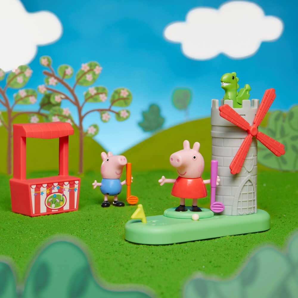 Hasbro Peppa Pig - Набор для мини-гольфа + 2 фигурки F4392 / артикул   F2189 F4392  / GTIN 5010993933136