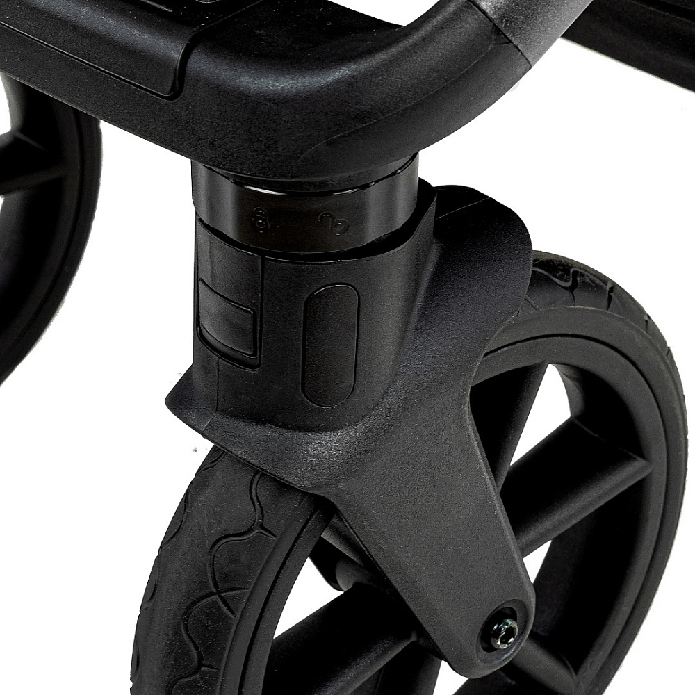 Детская коляска Roan Bass Next 2.0 3 в 1 с автокреслом Pituso Santiso Pro Black BSN/40/2 Caviar Black/Black/руч.Black