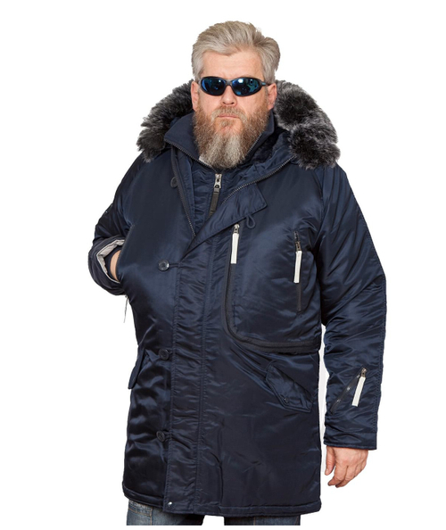 Куртка мужская зимняя Apolloget Expedition (т.синий - R.Blue/Gun Metal)