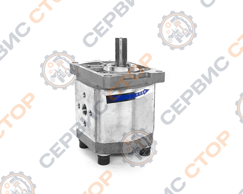 Гидравлический насос (шестеренчатый) левый CBN-314 (шлицевой привод, с площадкой, выходы под 90°)