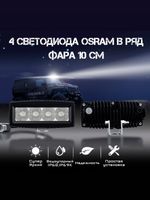 Светодиодная фара Aurora ближний белый свет