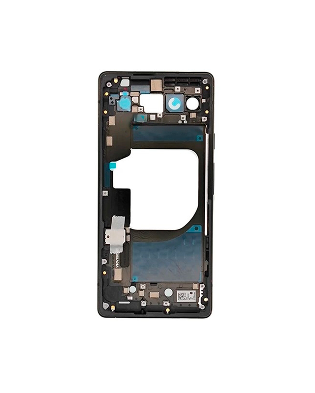 Средняя часть корпуса (рамка) для Google Pixel 6A черная (Black)
