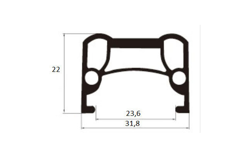 Колесо заднее 20" TRIX BMX двойной обод черный, 48 отв. звезда 9Т, ось 14 мм, гайка промподш. черный, спица черный