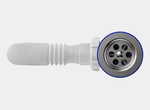 Aquant Сифон для умывальника 1 1/2"х 40, с гофротрубой 40х40/50, S0115-35-MR