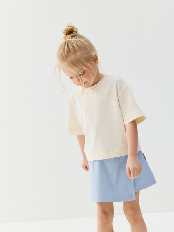 Юбка-шорты из джинскота 