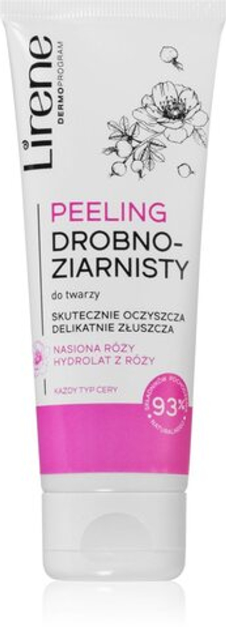 Lirene Cleansing Care Rose - нежный отшелушивающий скраб /   75  ml  / GTIN 5900717076457