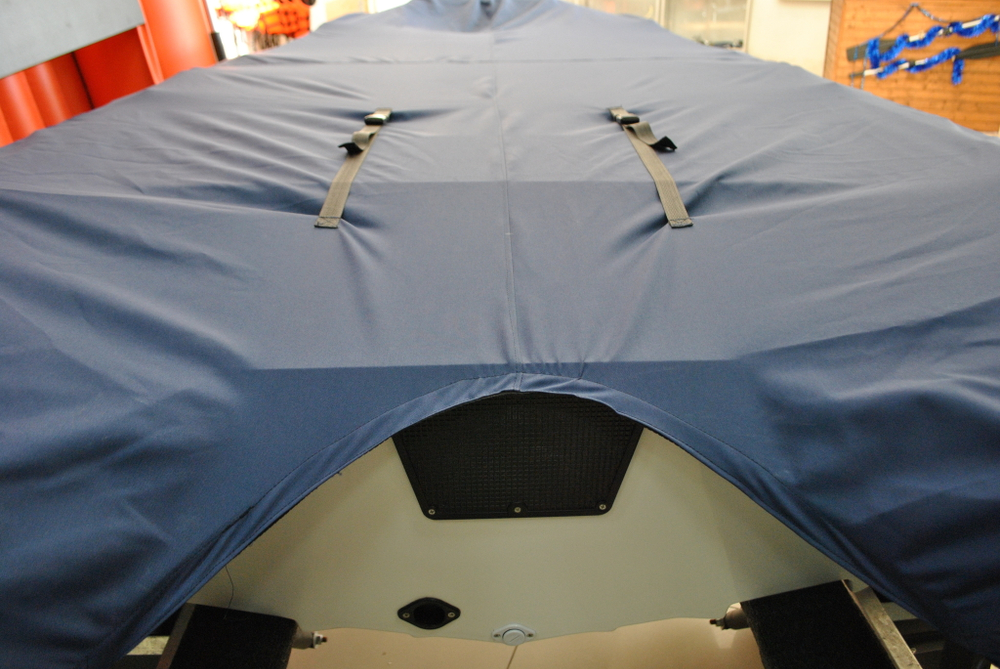 Чехол для транспортировки лодки ПВХ 320-330 см, голубой