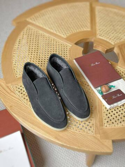 Высокие лоферы Loro Piana