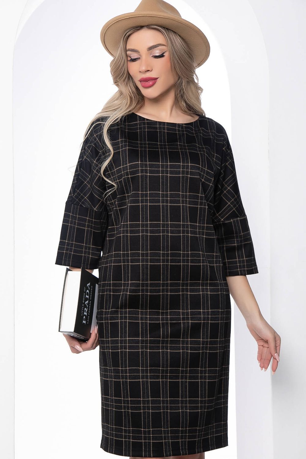 Платье "Кайла" (клетка) П8754 LT Collection