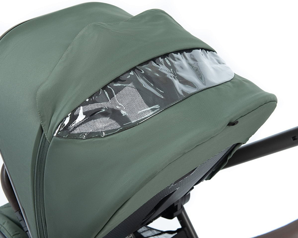 Детская коляска Peppy Monaco Thermo 3 в 1 с автокреслом Verona Green