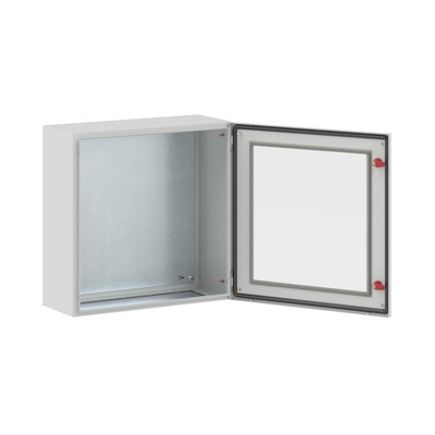Корпус навесной ST c М/П с прозрачной дверью ВхШхГ 600x600x250 мм