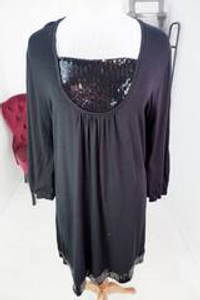 Платье Palmetto с пайетками, маркировка 44, визуально на 50 размер