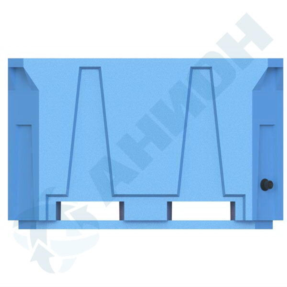 Изотермический контейнер 600 л Анион 600 л.(1240x1040x770см;синий) - арт.559523