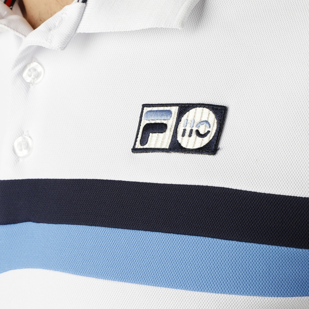 Мужское теннисное поло Fila Louie Polo Men - White