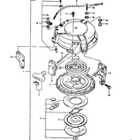 Пружина стартера Suzuki DT40-DT85