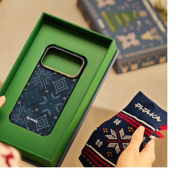 Чехол Pitaka Edge Case для iPhone 17 Pro, Синий | Navy