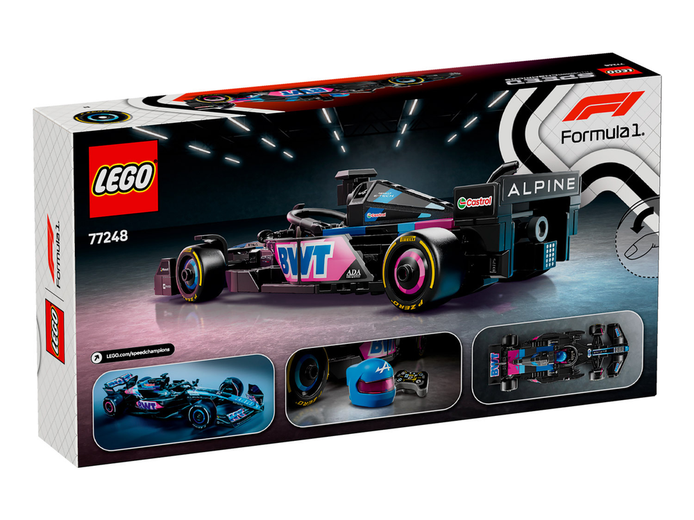 LEGO Speed Champions 77248 «BWT Alpine F1 Team A524» — официальный болид Формулы-1