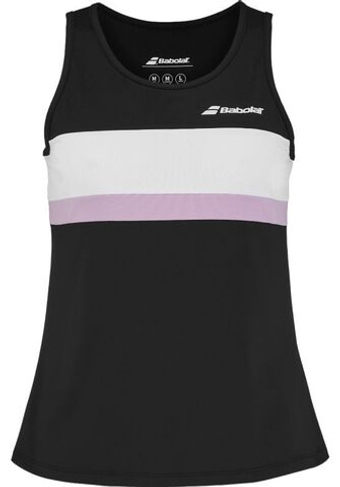 Женский топ теннисный Babolat Padel Tank Woman - черный