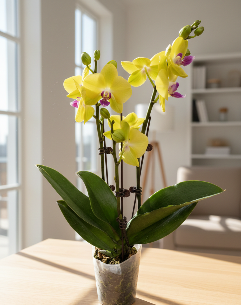 Фаленопсис желтый д.9