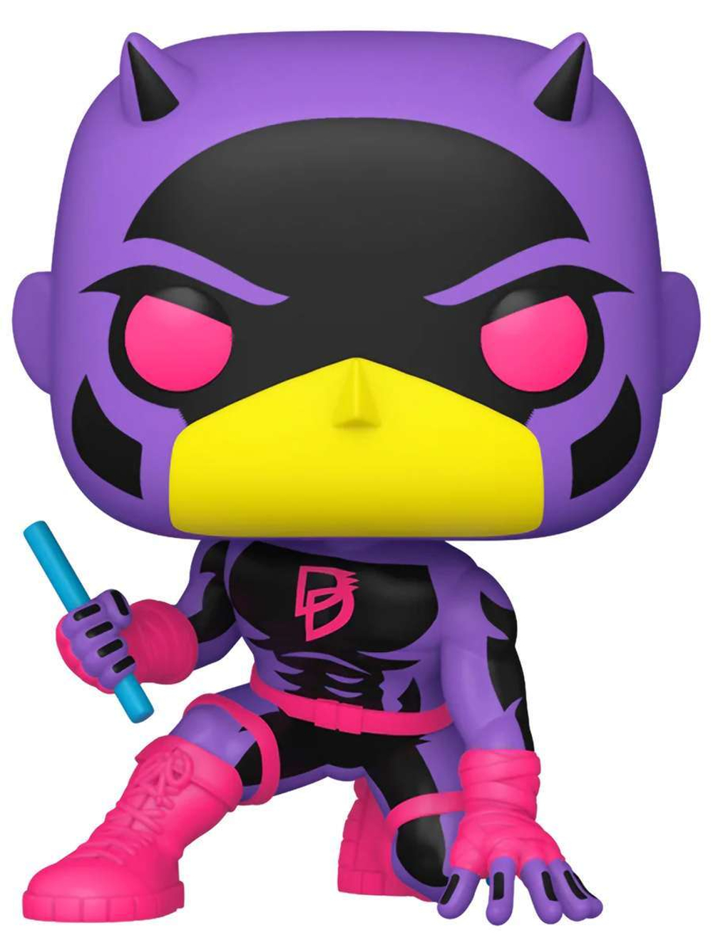 Фигурка Funko POP! Bobble Marvel Daredevil Shadowland (Black/Red) (BLKLT) (Exc) (1359) 77544