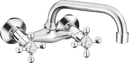 Смеситель для кухни настенный, Cron CN4708, хром