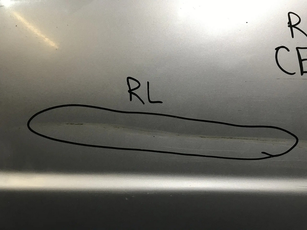 Дверь задняя левая Honda INTEGRA 1996