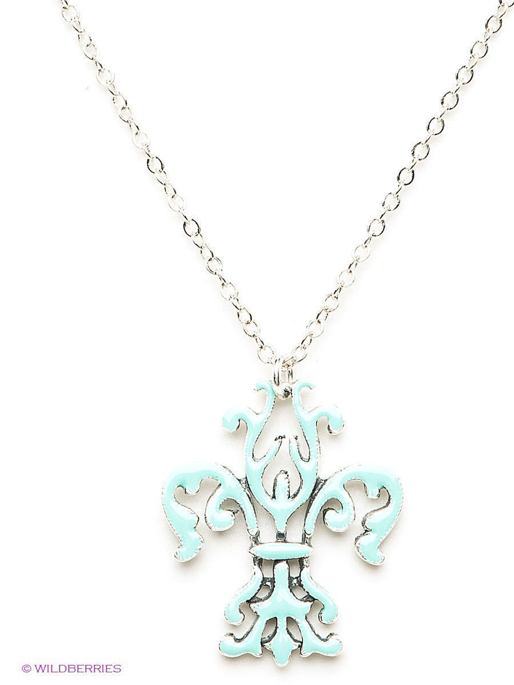 "Ирсон" подвеска в серебряном покрытии из коллекции "Кутюр" от Jenavi с замком карабин