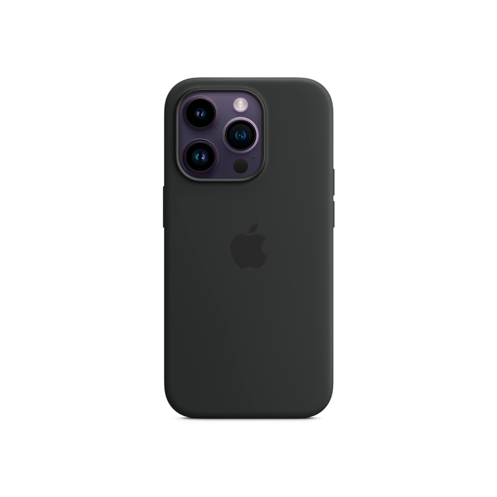Силиконовый чехол с поддержкой MagSafe Apple Silicone Case для iPhone 14 Pro, Midnight (Темная ночь)