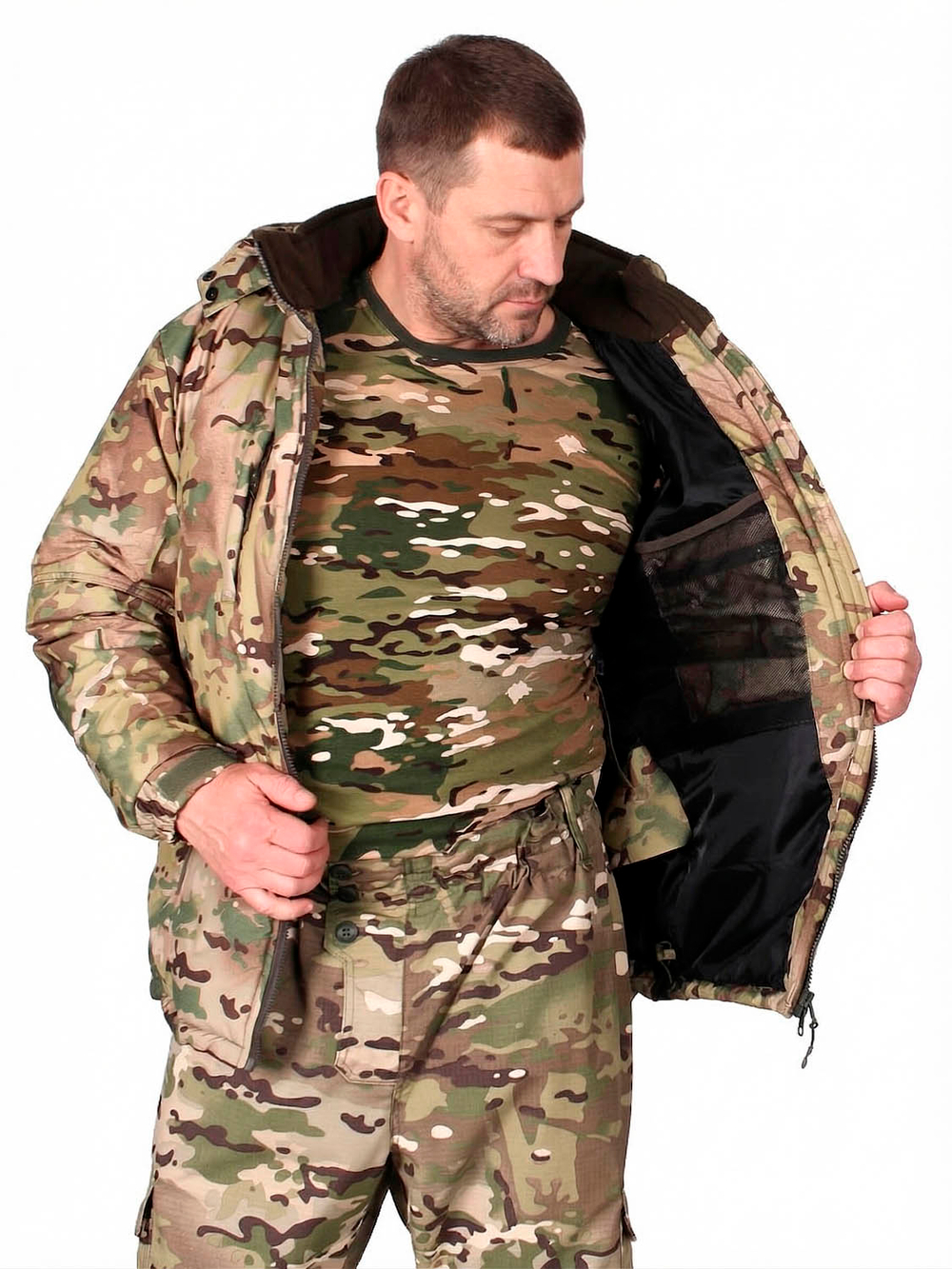 Куртка зимняя URAGAN multicam