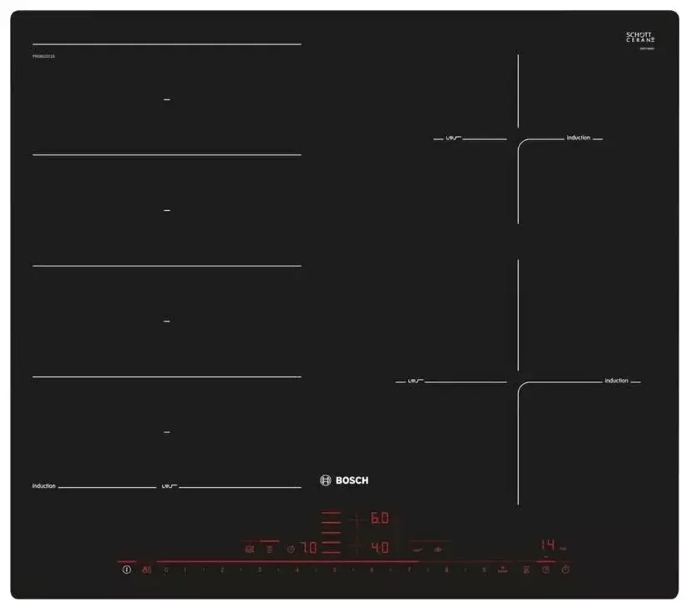 Встраиваемая индукционная варочная панель Bosch PXE601DC1E