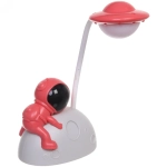 Светильник настольный «Cosmo-Любимая Луна» LED 28*11,5*7,5см USB 4v 3w, Красно-белый