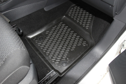 Коврики Standard, в салон VOLKSWAGEN Caddy, 2015- , 4 шт. (полиуретан, чёрные) Element.CARVLK00003
