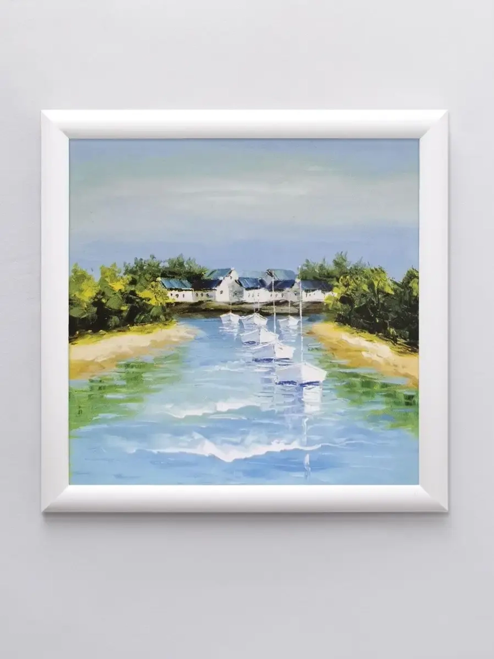 Картина на стену для интерьера на холсте 34*34 см